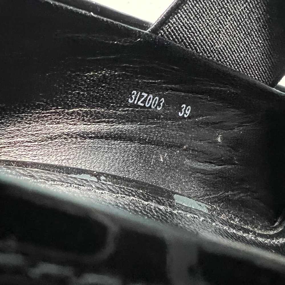 Prada Black Patent Leather Wedges Size 8.5 - Picture 13 of 17